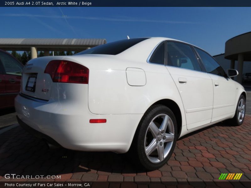 Arctic White / Beige 2005 Audi A4 2.0T Sedan