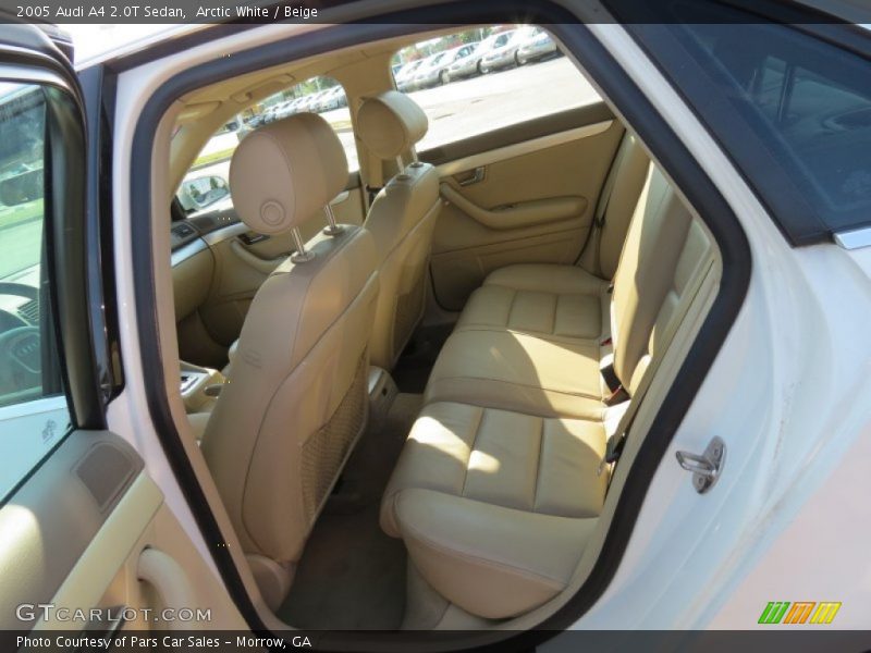 Arctic White / Beige 2005 Audi A4 2.0T Sedan