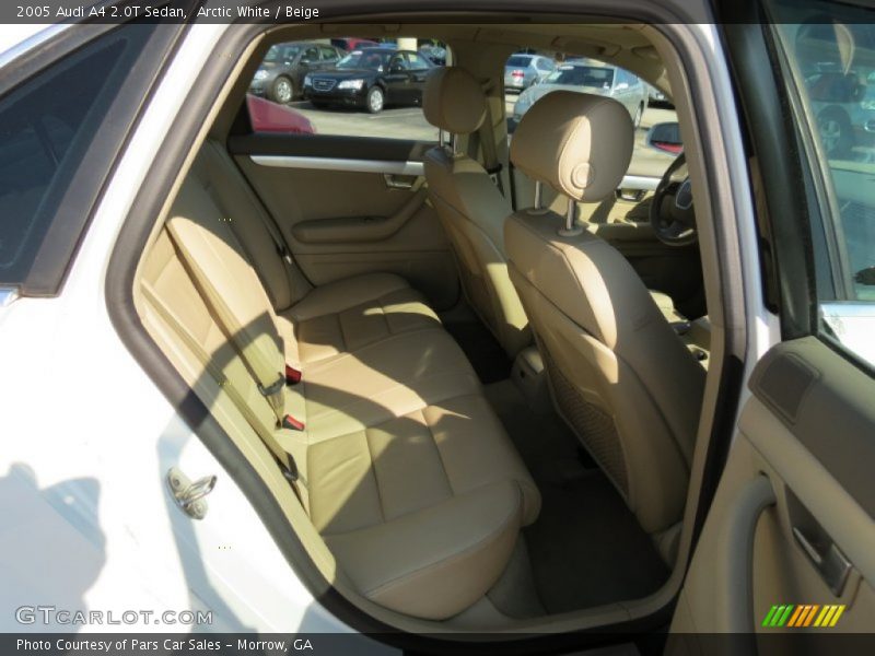 Arctic White / Beige 2005 Audi A4 2.0T Sedan