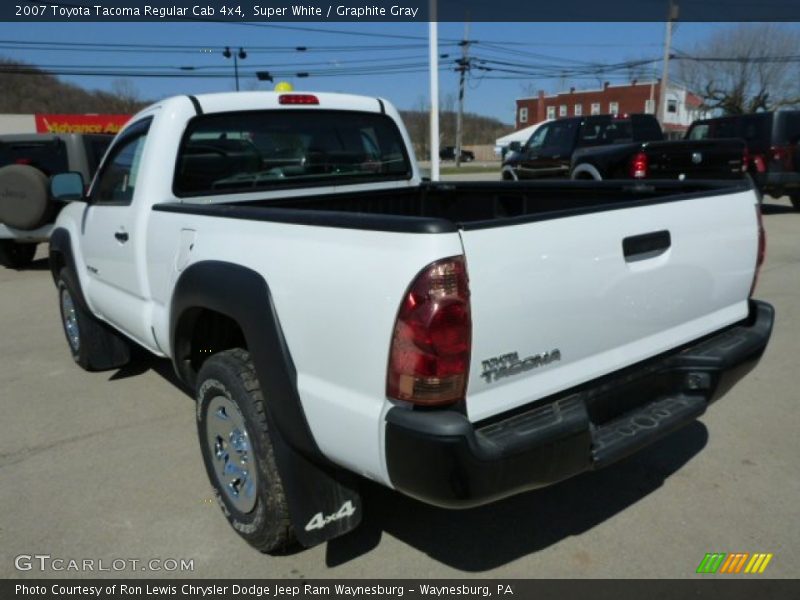 Super White / Graphite Gray 2007 Toyota Tacoma Regular Cab 4x4