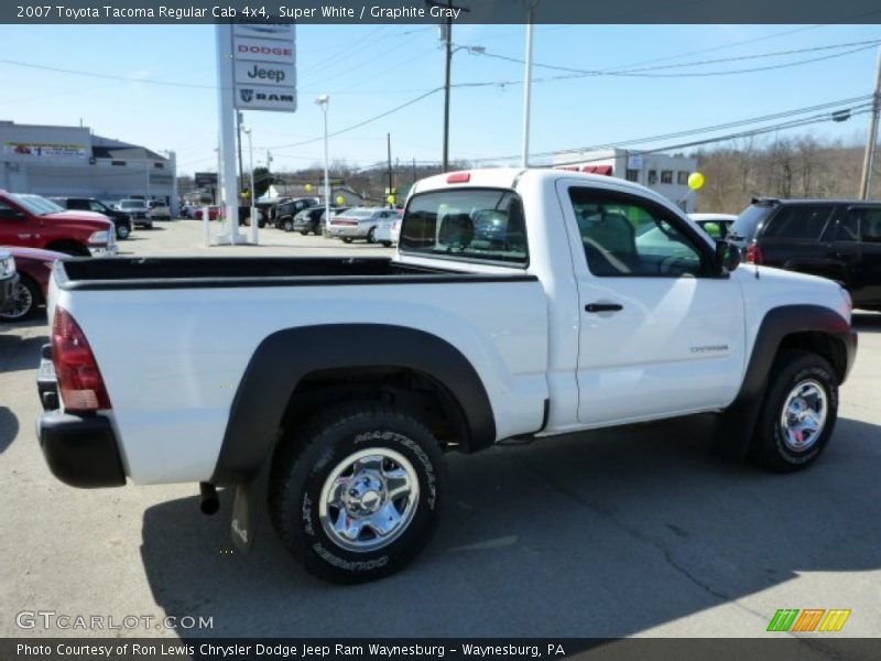Super White / Graphite Gray 2007 Toyota Tacoma Regular Cab 4x4