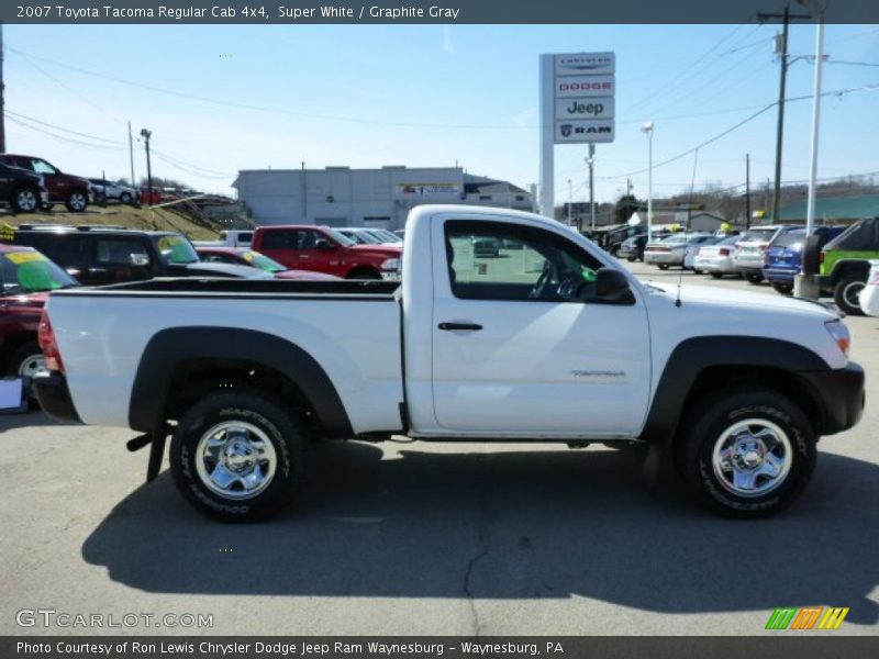 Super White / Graphite Gray 2007 Toyota Tacoma Regular Cab 4x4