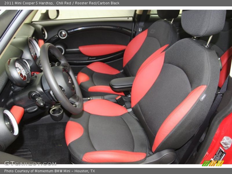 Chili Red / Rooster Red/Carbon Black 2011 Mini Cooper S Hardtop