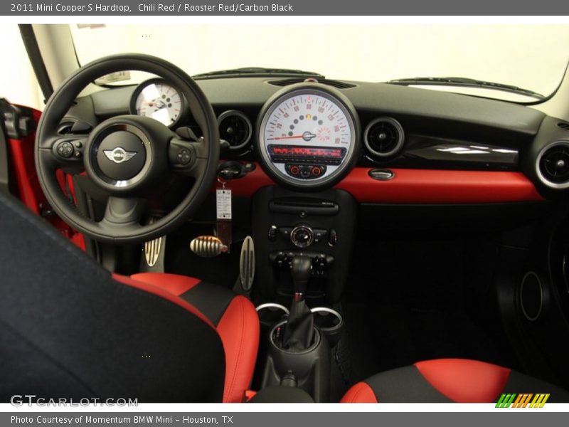 Chili Red / Rooster Red/Carbon Black 2011 Mini Cooper S Hardtop