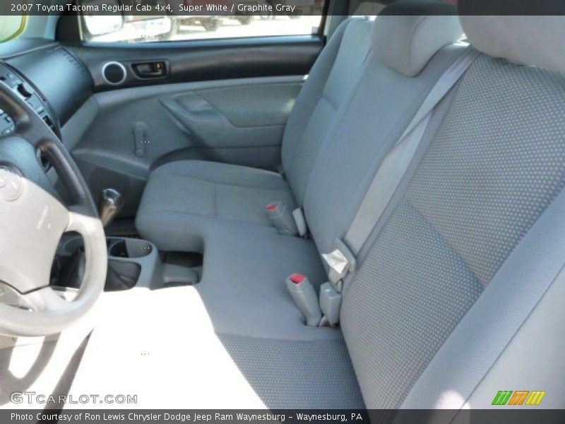 Super White / Graphite Gray 2007 Toyota Tacoma Regular Cab 4x4