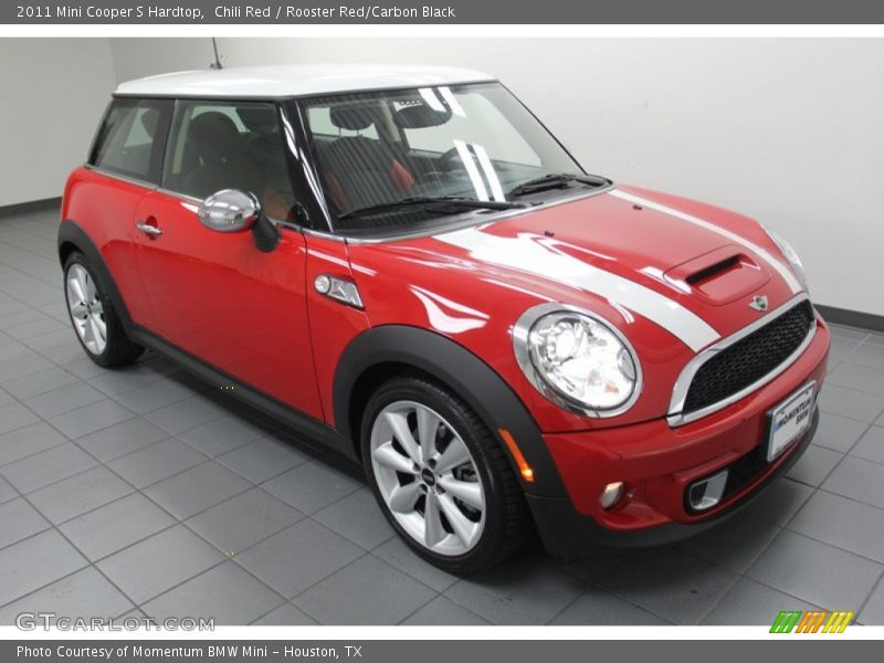 Chili Red / Rooster Red/Carbon Black 2011 Mini Cooper S Hardtop
