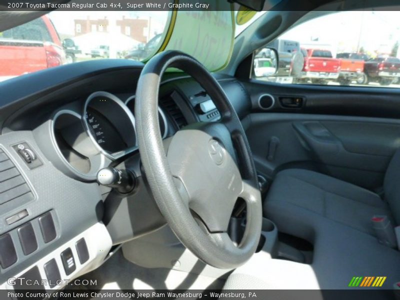 Super White / Graphite Gray 2007 Toyota Tacoma Regular Cab 4x4