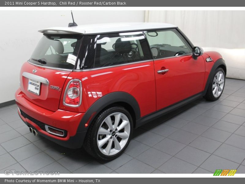 Chili Red / Rooster Red/Carbon Black 2011 Mini Cooper S Hardtop
