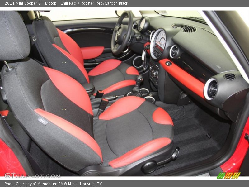 Chili Red / Rooster Red/Carbon Black 2011 Mini Cooper S Hardtop