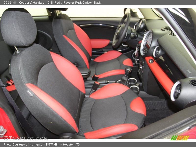 Chili Red / Rooster Red/Carbon Black 2011 Mini Cooper S Hardtop