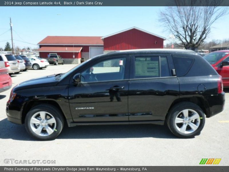 Black / Dark Slate Gray 2014 Jeep Compass Latitude 4x4