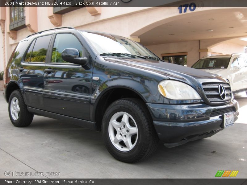 Black Opal Metallic / Ash 2001 Mercedes-Benz ML 320 4Matic