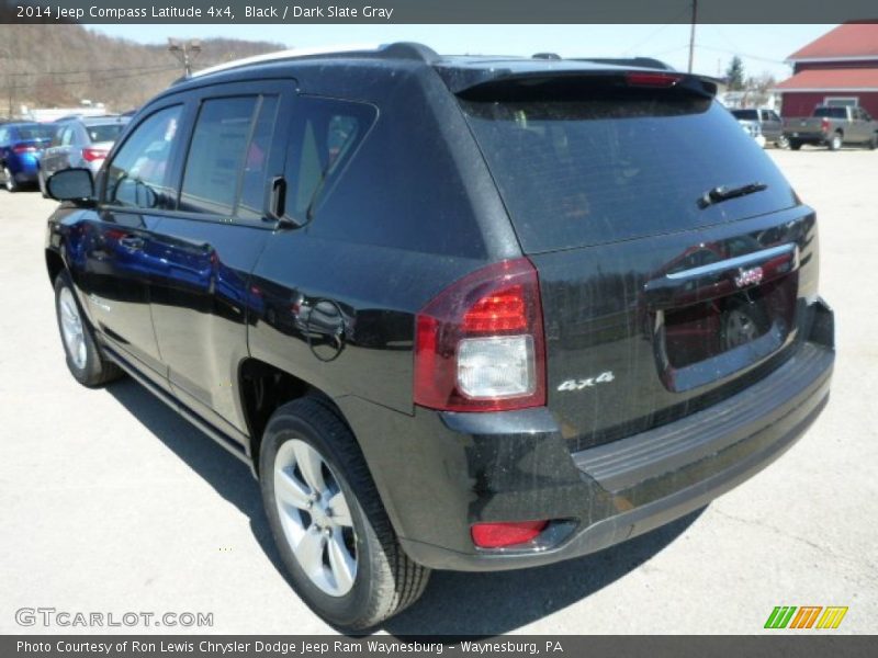 Black / Dark Slate Gray 2014 Jeep Compass Latitude 4x4