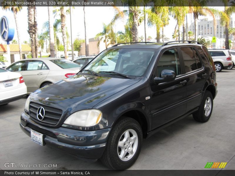 Black Opal Metallic / Ash 2001 Mercedes-Benz ML 320 4Matic