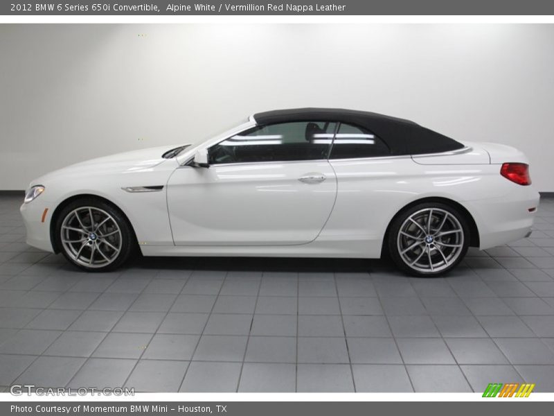 2012 6 Series 650i Convertible Alpine White
