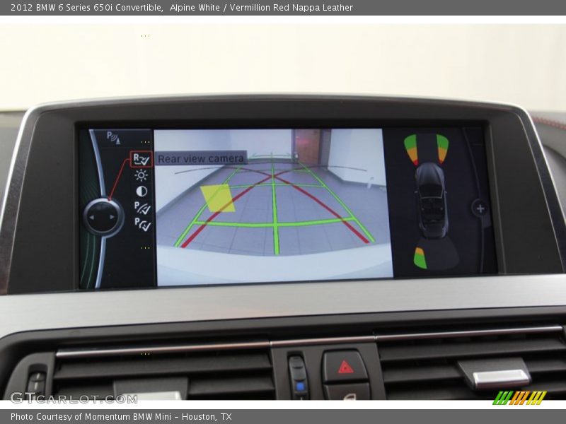 Alpine White / Vermillion Red Nappa Leather 2012 BMW 6 Series 650i Convertible