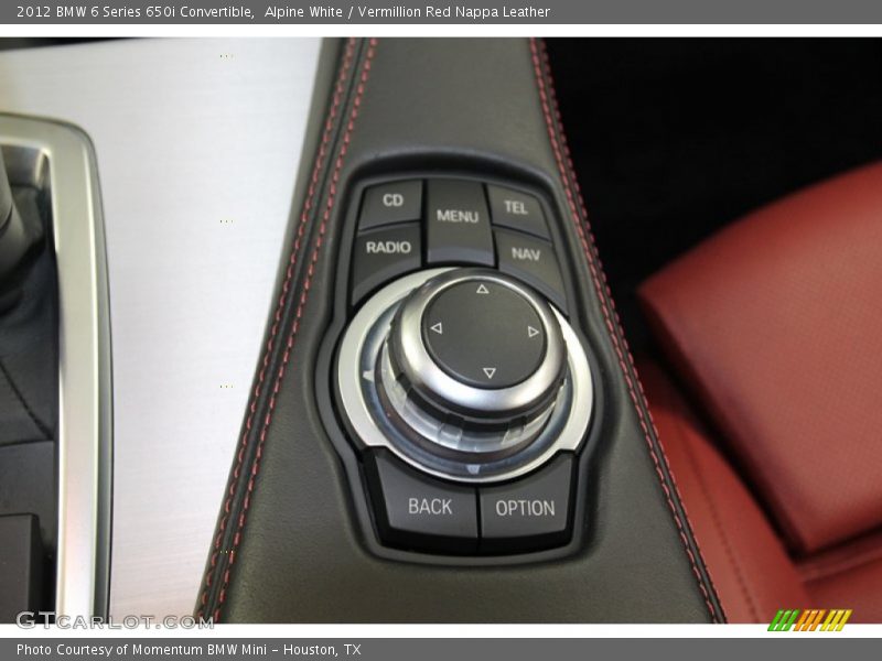 Controls of 2012 6 Series 650i Convertible