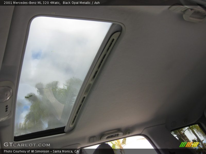 Black Opal Metallic / Ash 2001 Mercedes-Benz ML 320 4Matic