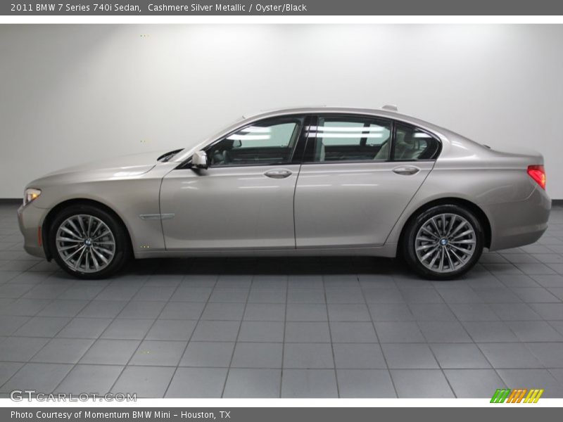  2011 7 Series 740i Sedan Cashmere Silver Metallic