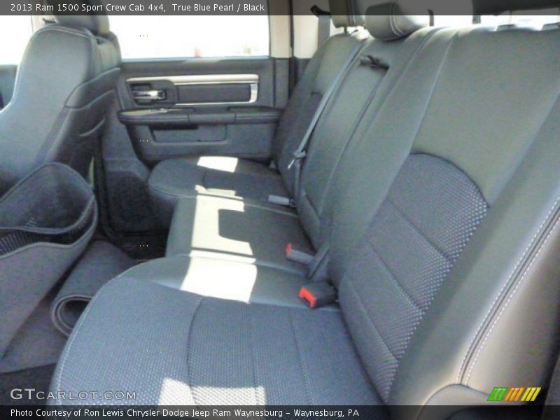 True Blue Pearl / Black 2013 Ram 1500 Sport Crew Cab 4x4