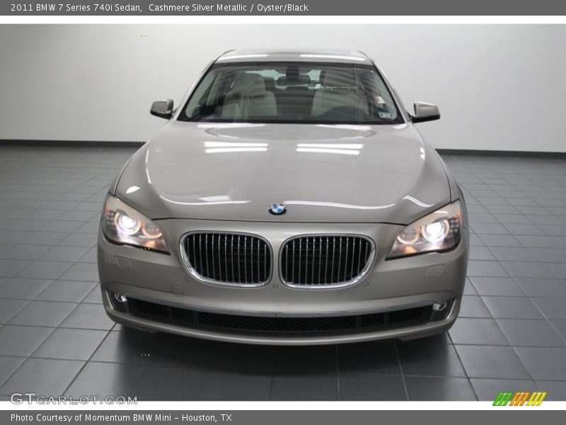 Cashmere Silver Metallic / Oyster/Black 2011 BMW 7 Series 740i Sedan