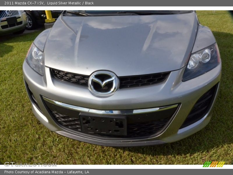 Liquid Silver Metallic / Black 2011 Mazda CX-7 i SV