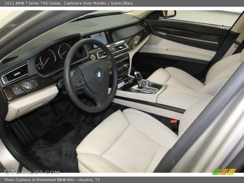 Oyster/Black Interior - 2011 7 Series 740i Sedan 