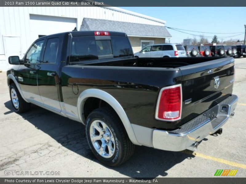Black / Black 2013 Ram 1500 Laramie Quad Cab 4x4