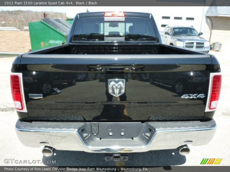 Black / Black 2013 Ram 1500 Laramie Quad Cab 4x4