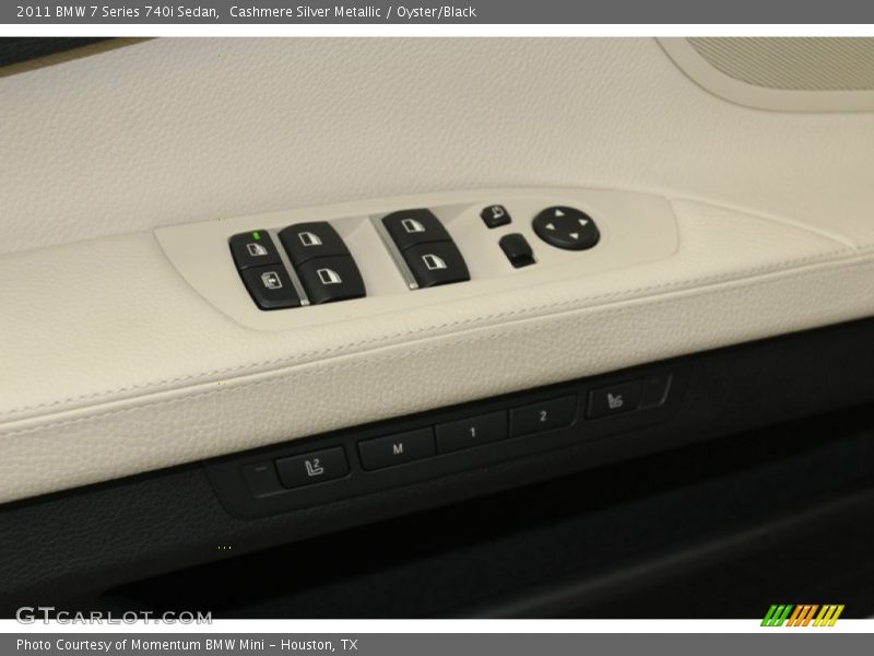 Cashmere Silver Metallic / Oyster/Black 2011 BMW 7 Series 740i Sedan