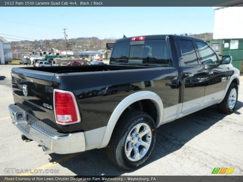 Black / Black 2013 Ram 1500 Laramie Quad Cab 4x4