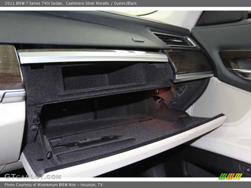 Cashmere Silver Metallic / Oyster/Black 2011 BMW 7 Series 740i Sedan