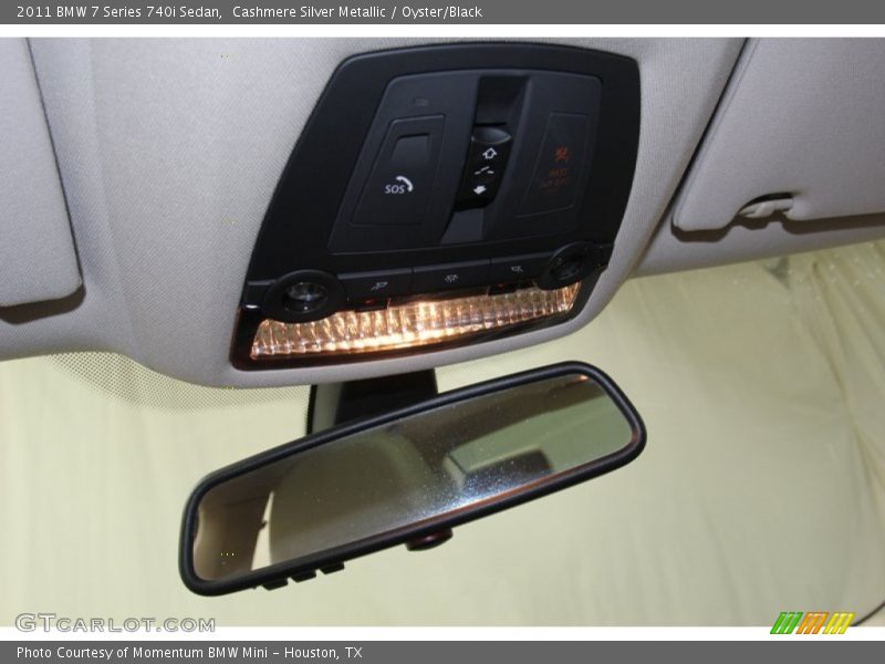 Cashmere Silver Metallic / Oyster/Black 2011 BMW 7 Series 740i Sedan