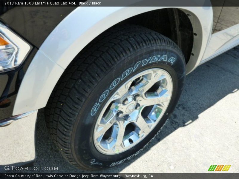 Black / Black 2013 Ram 1500 Laramie Quad Cab 4x4