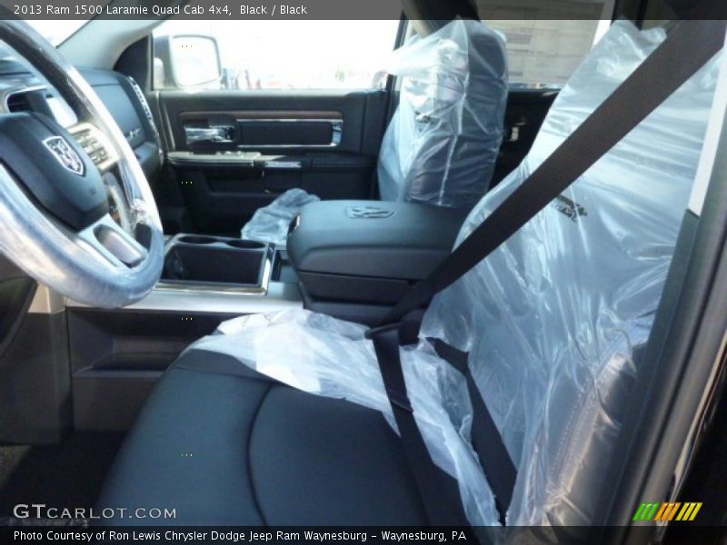 Black / Black 2013 Ram 1500 Laramie Quad Cab 4x4