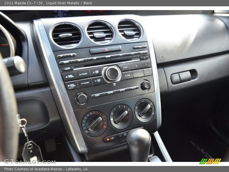 Liquid Silver Metallic / Black 2011 Mazda CX-7 i SV