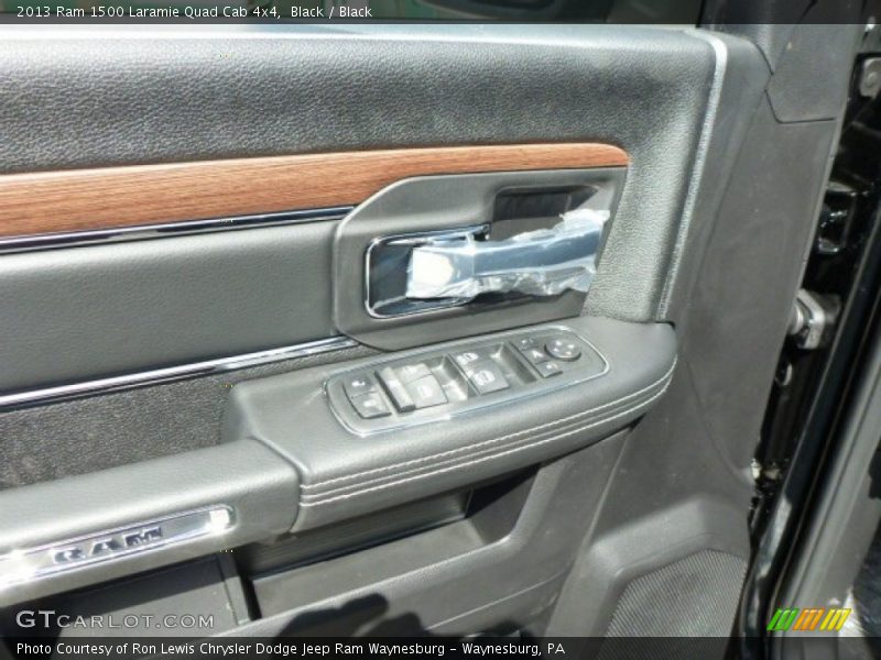 Black / Black 2013 Ram 1500 Laramie Quad Cab 4x4
