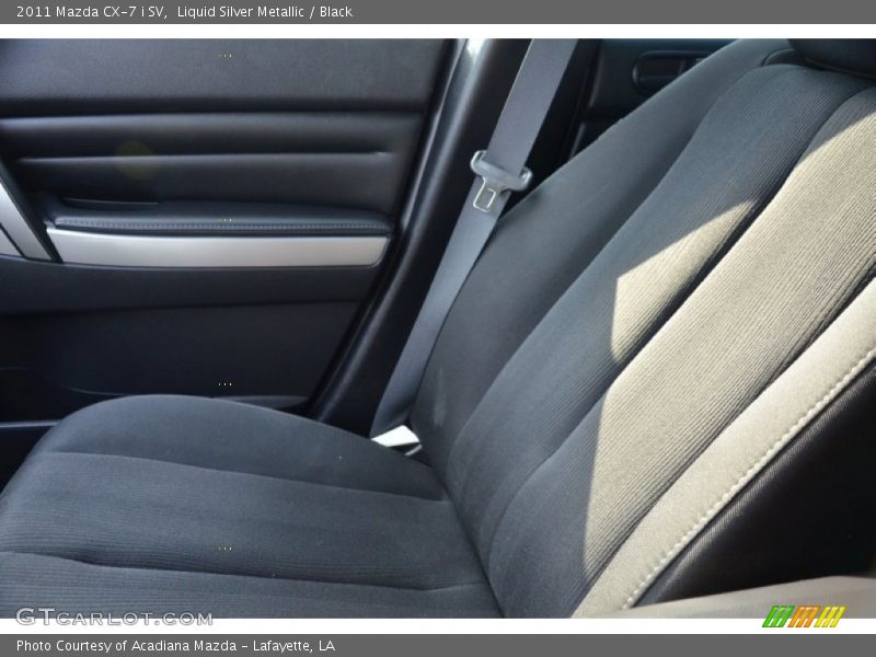 Liquid Silver Metallic / Black 2011 Mazda CX-7 i SV