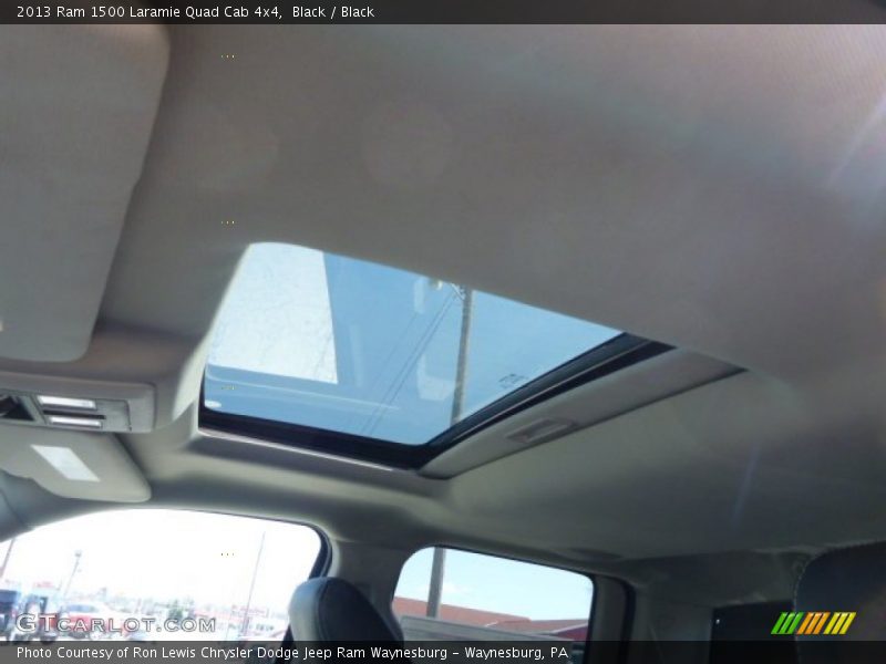 Black / Black 2013 Ram 1500 Laramie Quad Cab 4x4