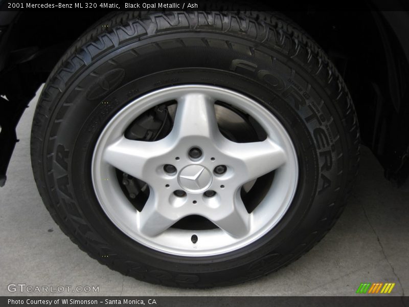 Black Opal Metallic / Ash 2001 Mercedes-Benz ML 320 4Matic