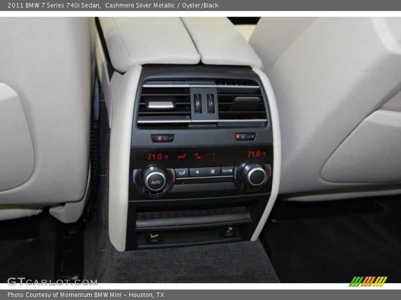 Cashmere Silver Metallic / Oyster/Black 2011 BMW 7 Series 740i Sedan