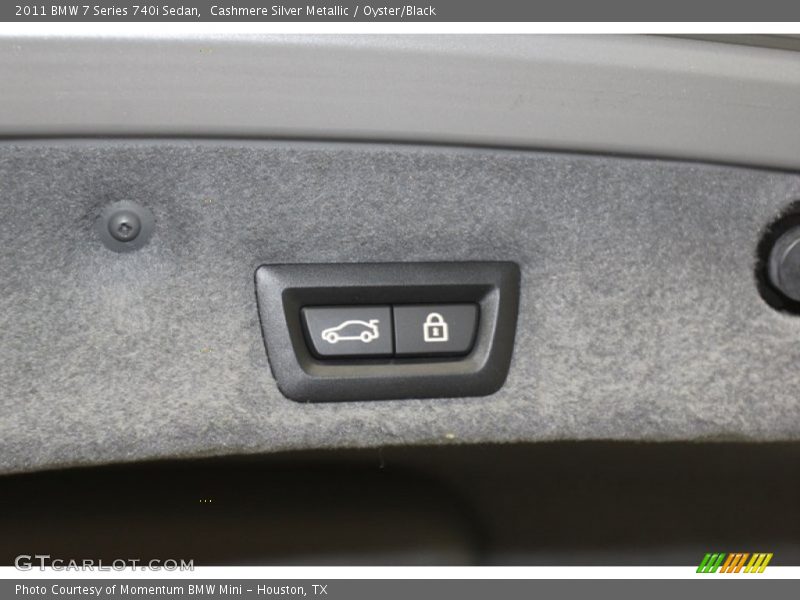 Cashmere Silver Metallic / Oyster/Black 2011 BMW 7 Series 740i Sedan