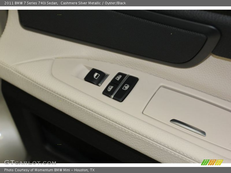 Cashmere Silver Metallic / Oyster/Black 2011 BMW 7 Series 740i Sedan