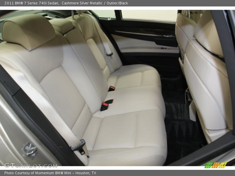 Cashmere Silver Metallic / Oyster/Black 2011 BMW 7 Series 740i Sedan