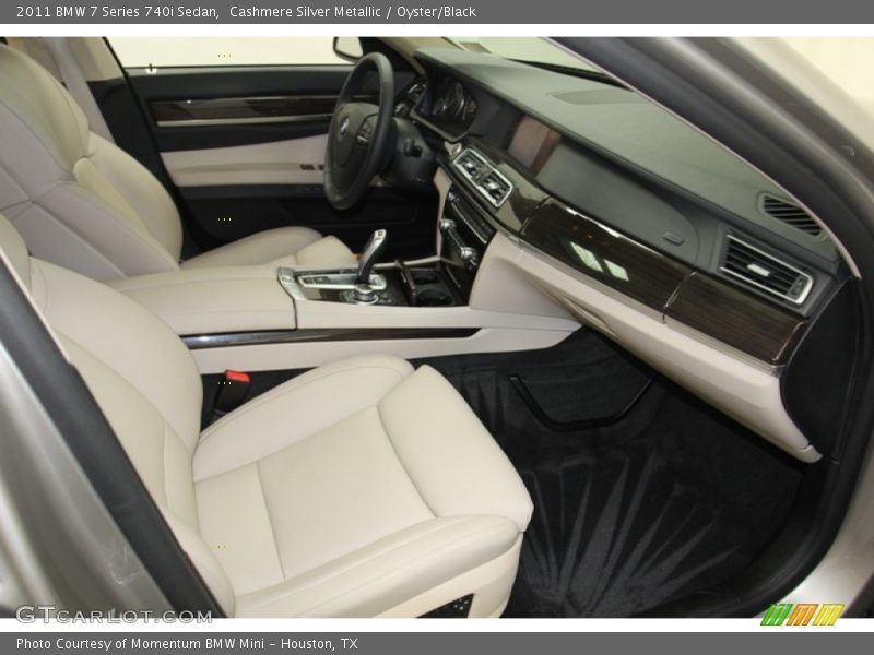 Cashmere Silver Metallic / Oyster/Black 2011 BMW 7 Series 740i Sedan