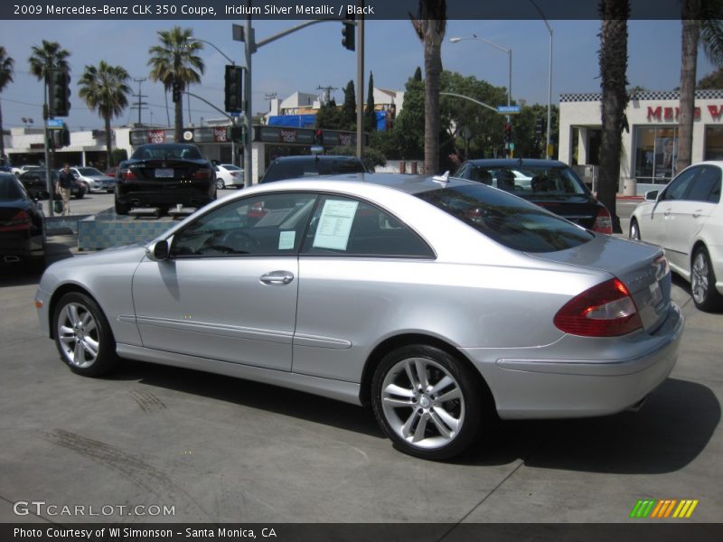 Iridium Silver Metallic / Black 2009 Mercedes-Benz CLK 350 Coupe