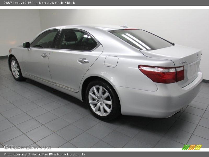 Mercury Metallic / Black 2007 Lexus LS 460 L