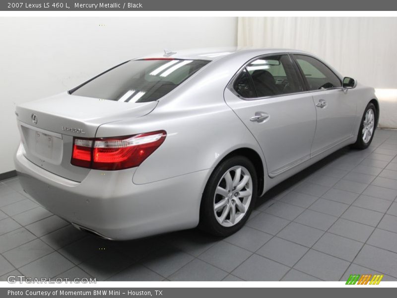 Mercury Metallic / Black 2007 Lexus LS 460 L