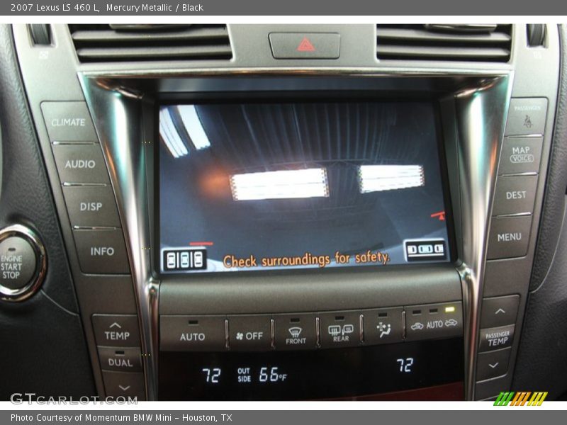 Mercury Metallic / Black 2007 Lexus LS 460 L