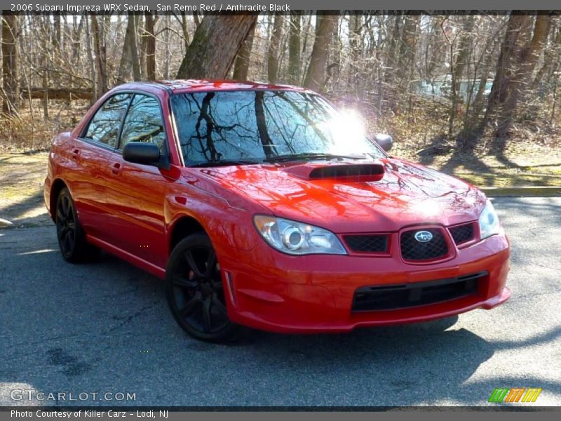 Front 3/4 View of 2006 Impreza WRX Sedan
